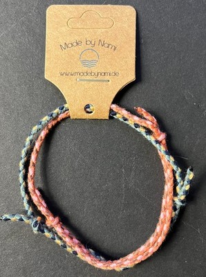 Made by Nami 2 Pcs Wave String Bracelet Set for Men & Women Waterproof & Adjus..