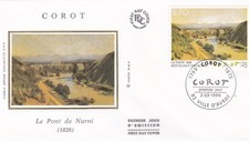 FRANCE 1996 FDC COROT YT 2989
