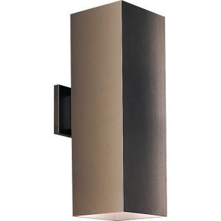 Progress Lighting P5644-20 Square 2 Light Outdoor Wall Sconce