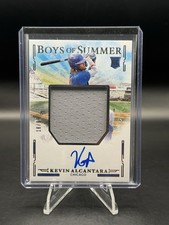 2025 Boys Of Summer Kevin Alcantara RC Patch Auto /99  Chicago Cubs On Card