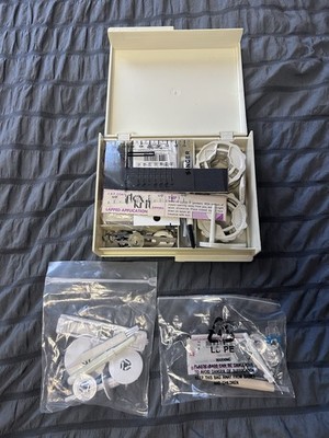 Vintage Singer Sewing Machine Accessory Kit Box Attachments Walking Foot Button