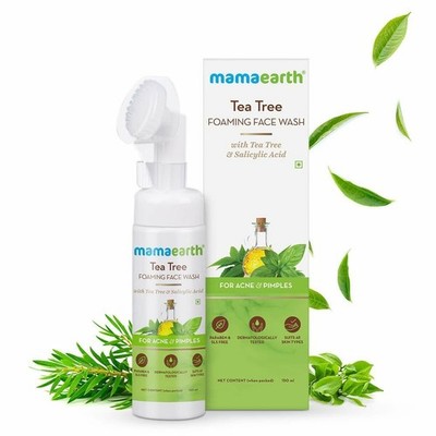 Mamaearth Tea Tree Foaming Face Wash for Acne & Pickel - 150ml