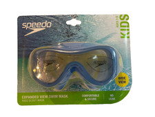 Speedo Kids' Hybrid Expanded View Swim Mask-Scout-Blue-Age 3-6