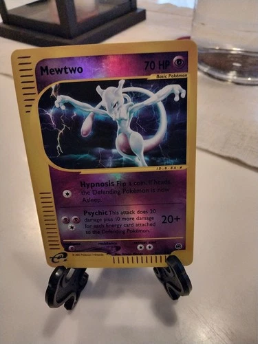 Mewtwo 56/165 Reverse Holo Rare Pokemon Card Expedition Base Set MP