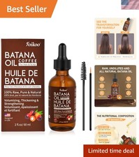 Dr Sebi's Organic Batana Oil for Hair Growth - 100 Natural  Raw, 2 Fl Oz