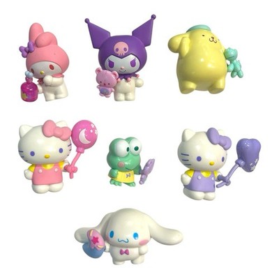 Sanrio Hello Kitty Pompompurin Kuromi  Keroppi Jazwares 2024 Figure Lot Toy Set