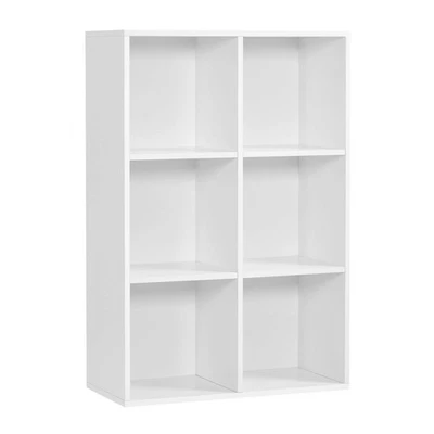 Bücherschrank, Bücherregal, mit 6 Fächern, Büroregal, Würfelregal, Standregal... - Bild 1 von 4