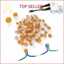 LIUJINCAN 100PCS UY2 K2 Network Cable Connectors, Telephone Wire Gel-Filled Conn