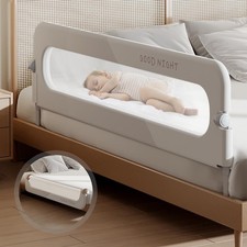 Foldable Toddler Bed Rails - Kids Guard Bumper for Crib Safe Bed Side Rail fo...