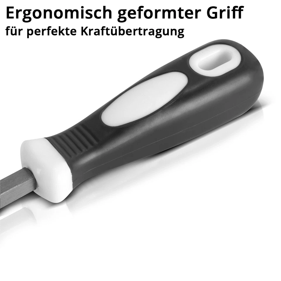 STAHLWERK Stahlfeilen 5er Set 200 mm 8" Raspel Satz Metallfeilen Werkstattfeilen - Bild 3 von 4