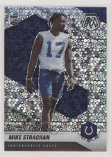 2021 Panini Mosaic Rookies No Huddle Silver Mosaic Prizm Mike Strachan #397 7l6