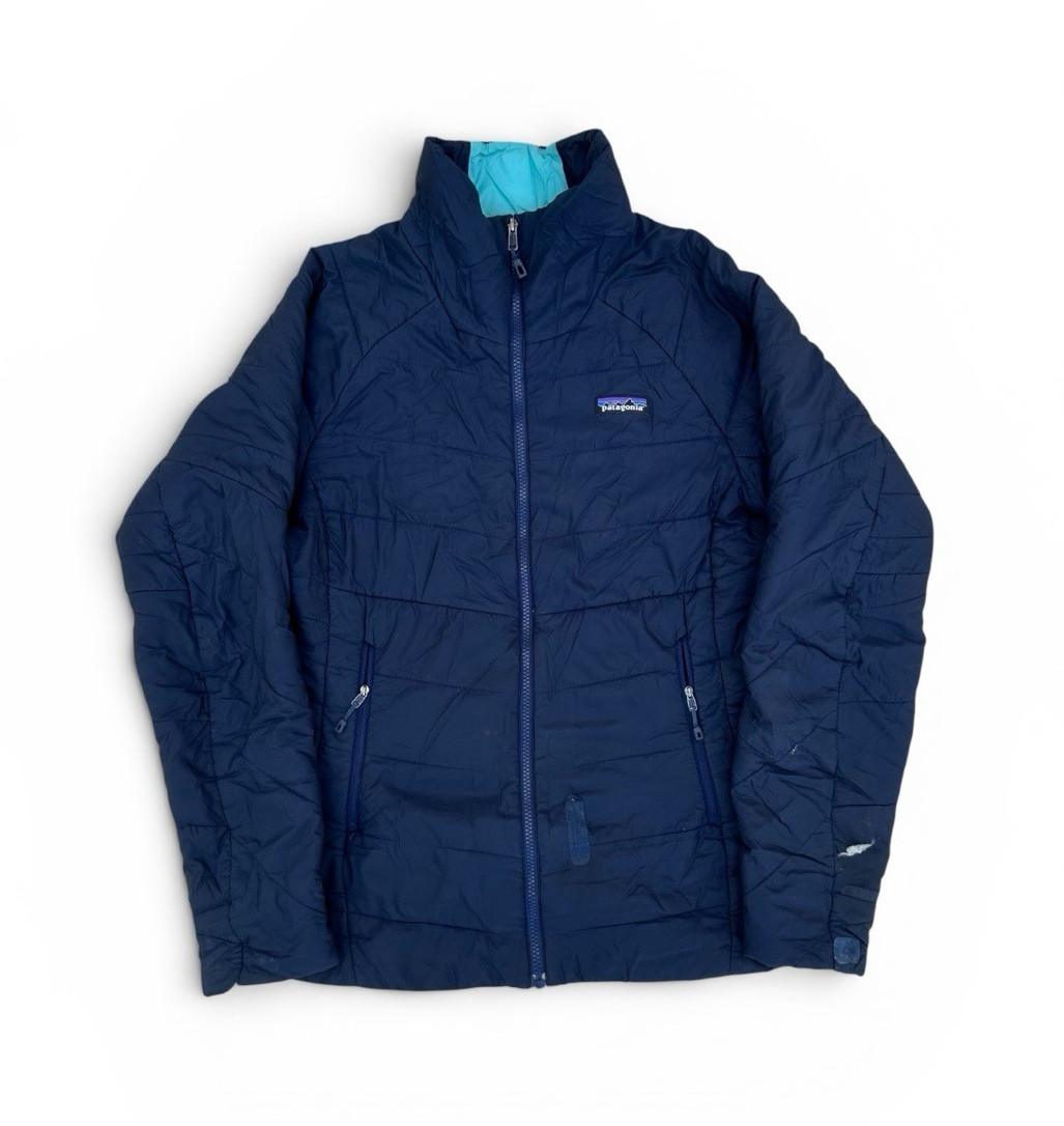 Patagonia Down Sweater Puffer Insulated Jacket Full Zip Women’s Size Medium Blue