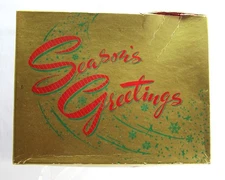 Vintage 1960's Box of Christmas Cards Never Used  7 Different Designs 11 Cards