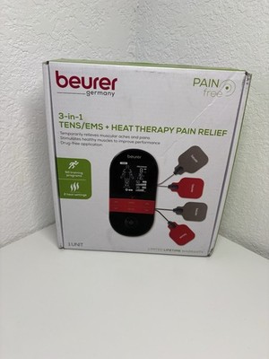 Beurer EM59 Digital 3-in-1 TENS EMS & Heat Therapy Device 