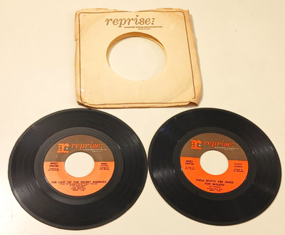 Lot 2 Nancy Sinatra 45 RPM These Boots Are Made For Walkin Darlin Secret Agents
