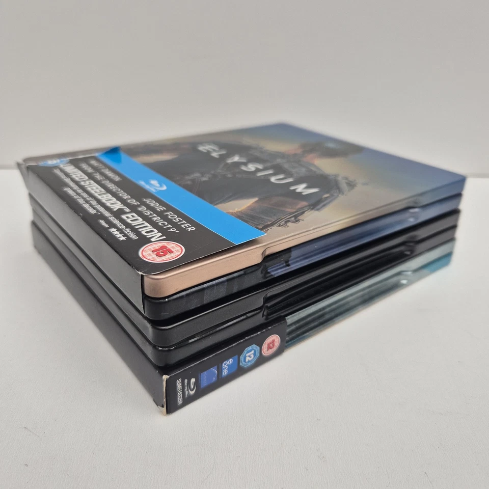 3x Blu-Ray Steelbooks The Expendables Divergent Elysium Movies - Image 4 of 4