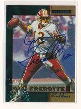 GUS FREROTTE 1996 SCORE BOARD LASERS AUTOGRAPH AUTO #/400 *WASHINGTON REDSKINS*
