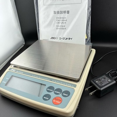 A&D EW-1500i-K Digital Weighing Scale with Manual & Power Cord Japan