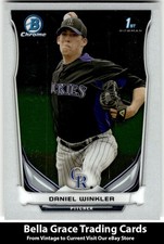 2014 Bowman Chrome Daniel Winkler #BCP23 Colorado Rockies Prospects MLB Baseball