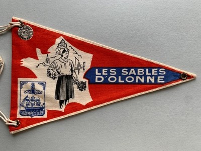 LES SABLES D'OLONNE Vendée France pennant - fabric - souvenir pennant