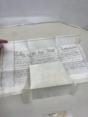 December 12, 1884 BRITISH DOCUMENT Will Probate John Roberts Charlotte Stilling