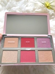diamond and blush palette