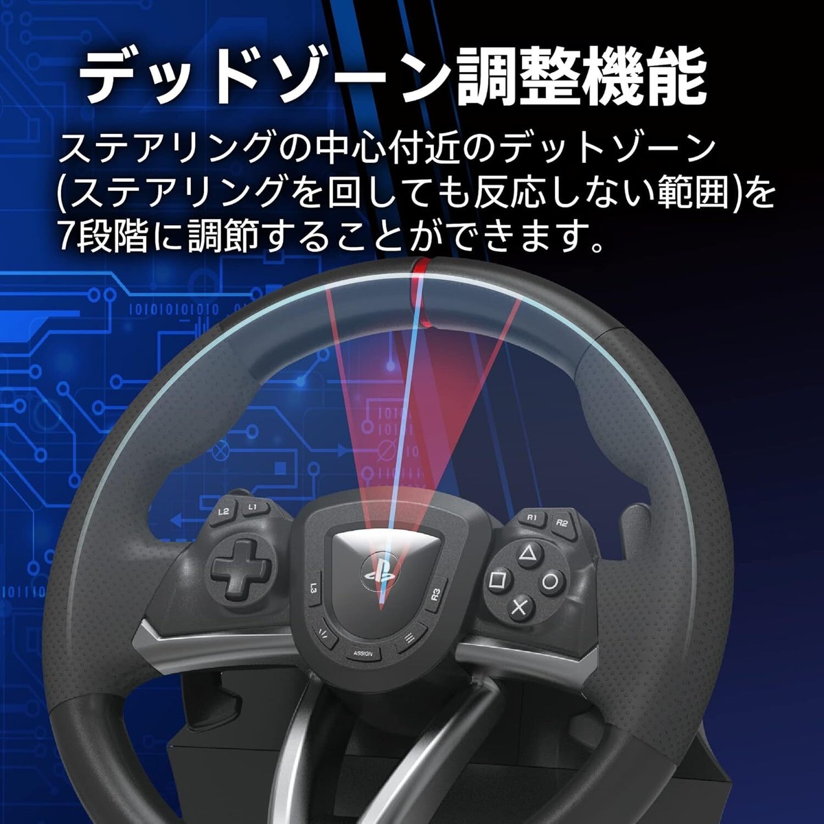 Hori PS4052U Racing Wheel Apex for PlayStation 4/3 and PC
