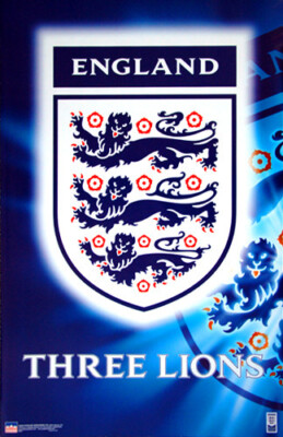 TEAM ENGLAND Great Britain Football THREE LIONS World Cup Team
