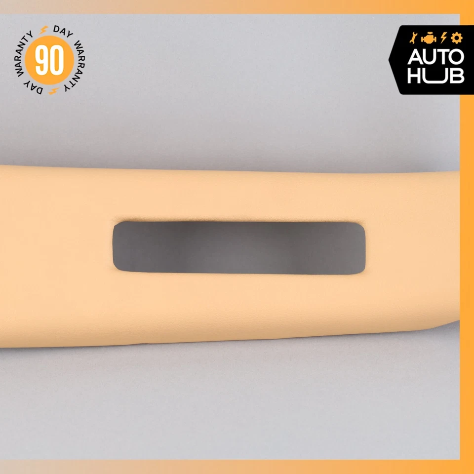 02-07 Maserati M138 Coupe 4200 painel de acabamento do pilar B do lado esquerdo do motorista bege fabricante de equipamento original - Imagem 3 de 4