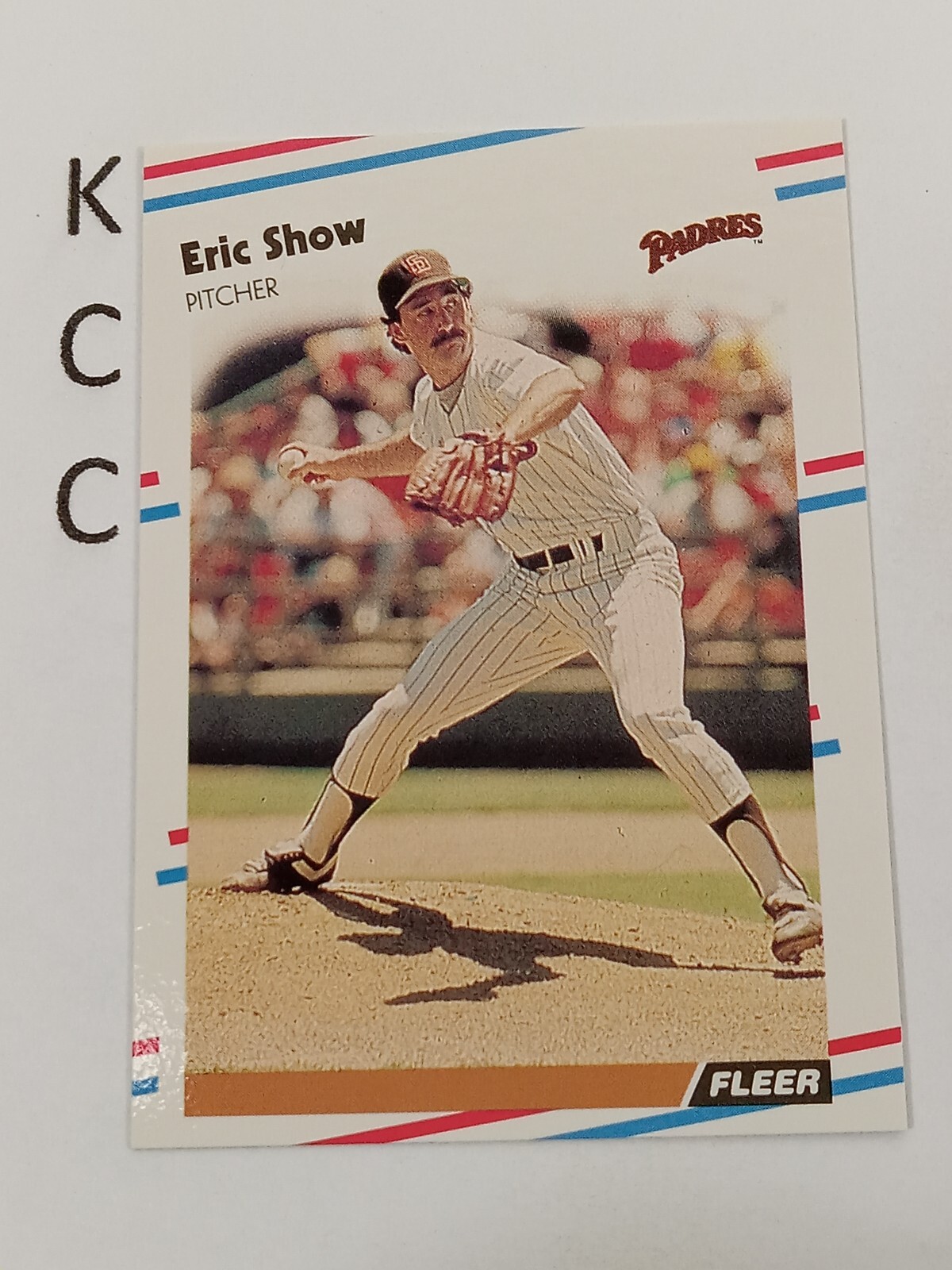 1988 Fleer MLB #597 Eric Show San Diego Padres