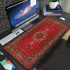 PERSIAN MOUSE PAD LARGE XXL BIG OFFICE CARPET MOUSE MATS GAMER RUG DESK PAD