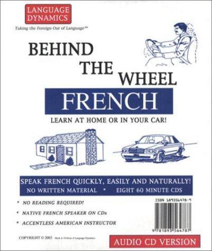 Behind the Wheel French (8 CD Course) Speak Quickly Learn at Home or in your Car - Imagen 1 de 1