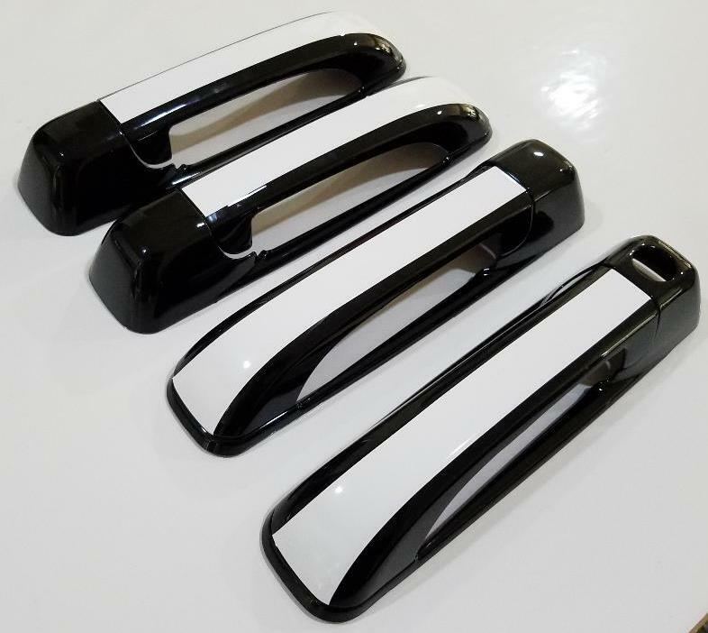 4-Piece Gloss Black Door Handle Covers For 2009-2018 Ram 1500/2500/3500 - Easy Install