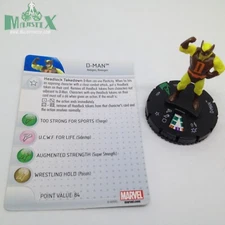 Heroclix Avengers Assemble set D-Man #024 Uncommon figure w/card!