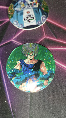 Pog Dragon Ball Z DBZ Caps Tazo Menko Karten Karte Goku Super Saiyajin