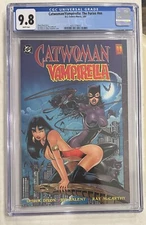 Catwoman/Vampirella: The Furies #nn 1  GGC 9.8 🔥JIM BALENT ART LOW POP! 1997 DC