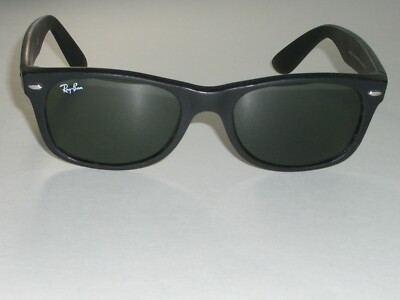 52[]18mm RAY-BAN RB2132 MATTE BLACK G15 UV CRYSTAL WAYFARER