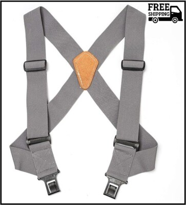 Outback Side Clip Trucker Suspenders/Perry Suspenders with 2inch Width Elastic