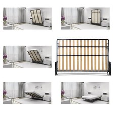 Classic 120x200 Wall Bed Horizontal Folding Bed Pull Down Murphy Bed Clearance