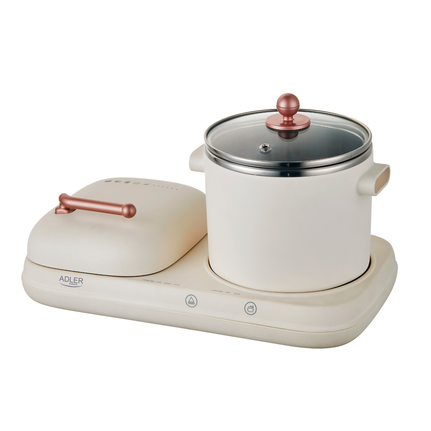 Set Colazione Multifunzione 2 in 1 - Potenza 1320W per Tutta la Famiglia