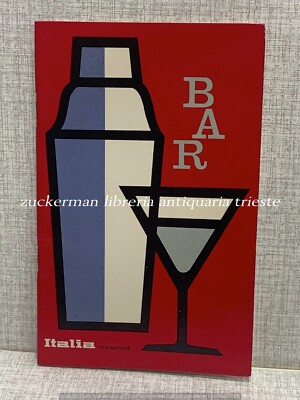 BAR  Italia  Schifffahrtsgesellschaft Januar 1964 Broschüre