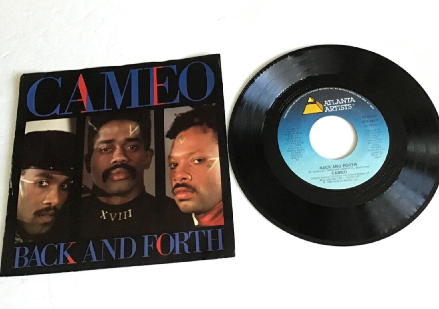 AS190 45RPM wPicSlv Cameo Back and forth, you can have the world Atlanta Artists