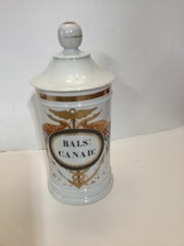 RARE  Old Paris Apothecary Jar by A Collin  BALS CANAD