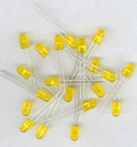 20 x  LED5  MM GELB  LEUCHTIODE  5MM GELB ( STANDARD )
