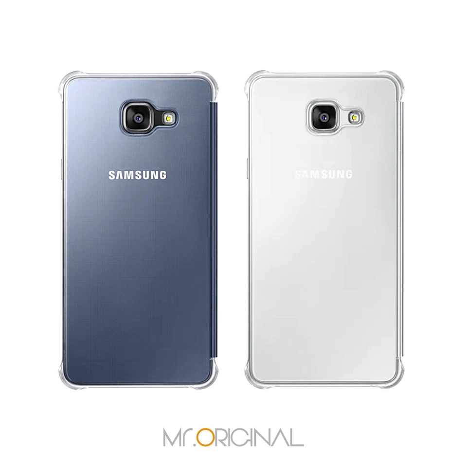 Funda Original Samsung Oficial Galaxy A7 2016 (A710) Vista Transparente Abatible  Foto 2 de 2