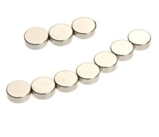 10 x Neodymmagneten extra stark D8 x H4 Geocaching Klappdeckel Globuli Magnet