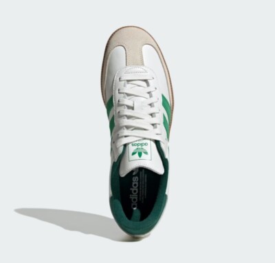 New Adidas Samba OG Shoes - White / Collegiate Green (JI3202) | eBay