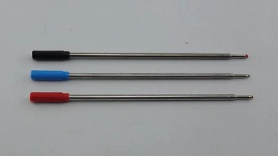 Kugelschreiberminen baugleich Crossmine Cross Schraub-Minen blau schwarz rot