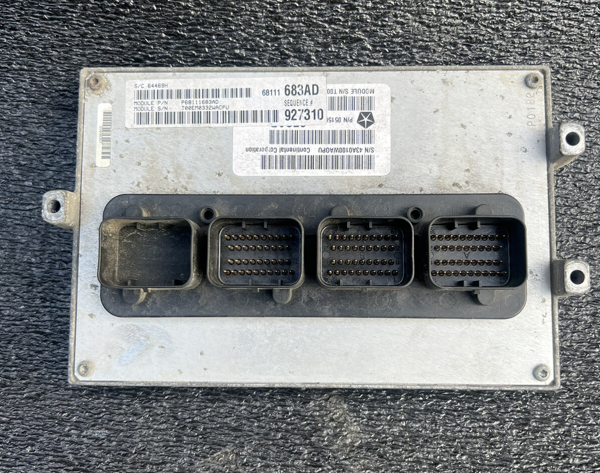 2012 Jeep Grand Cherokee 3.6L Computer P68111683AD ECM PCM ECU