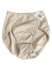 Vintage NEW FLEXEES for Maidenform Stretchy Brief Panties S Mocha Beige 94754